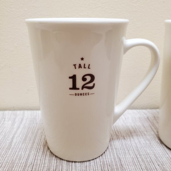 Set of 2 Starbucks Coffee Mugs Tall 12 Ounces - Picture 2 of 8